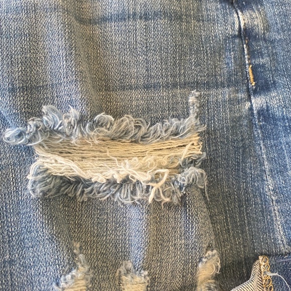 Harper Cuffed Denim Shorts - Picture 3 of 6